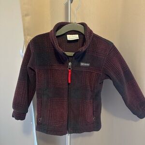 Toddler Columbia Plaid Fleece Jacket